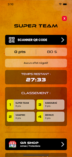 QR GAME Screen 2