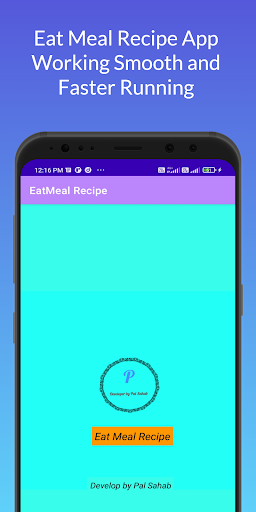 Android application Eat Meal Recipe screenshort