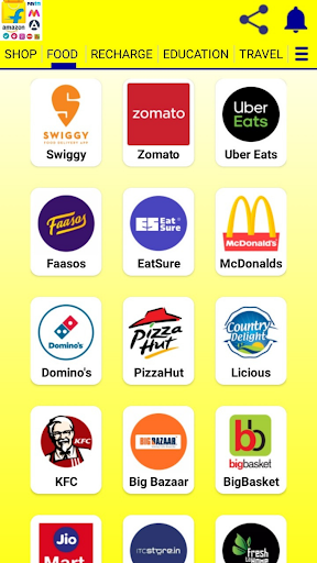 All in One Online Shopping App Screen 3