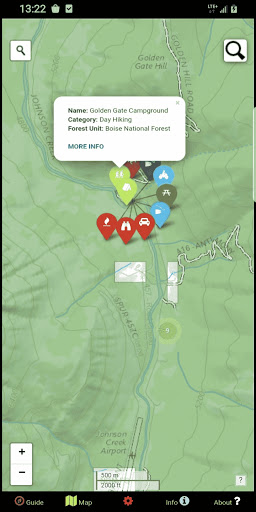 National Forests Map Guide USA Screen 2