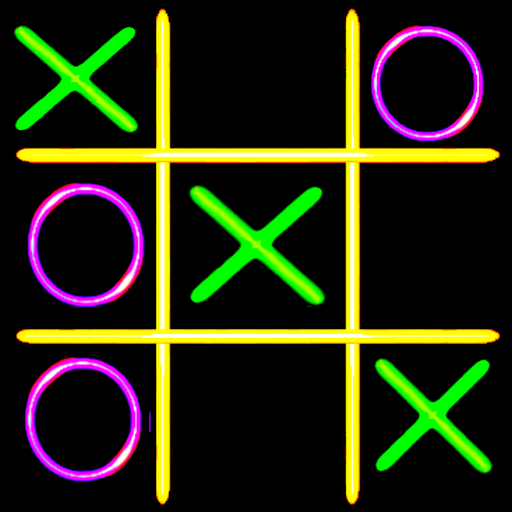 Tic Tac Toe Glow - 2 player classic puzzle game by Vanida Muengtha