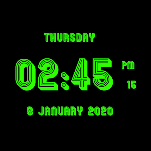 3D Clock Live Wallpaper Logo