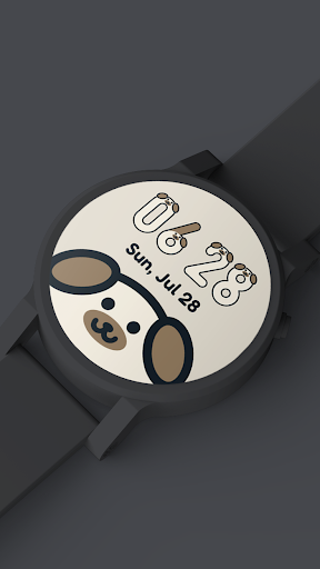 Android application Dog Watch Face screenshort