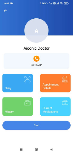 Android application Aiconic Skin screenshort