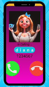 Diana Video & Voice Call Prank