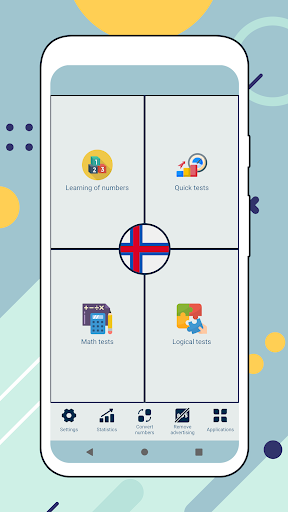 Android application Numbers in Faroese language screenshort