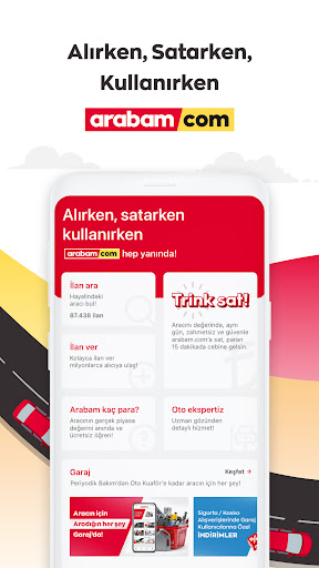 Android application arabam.com screenshort