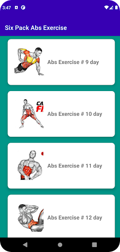 Six Pack Abs Exercise Screen 2