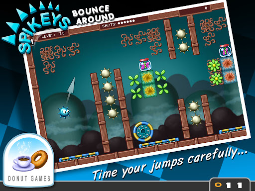 Spikey's Bounce Around Captura de Pantalla del Juego Android 5