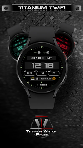 Android application TWF1 - Digital Watch Face screenshort