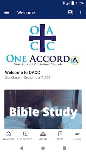 Android application OACC screenshort
