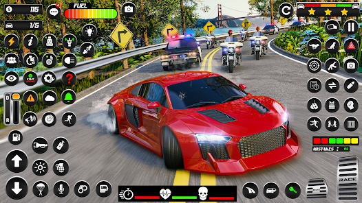 Captura de Pantalla 19 Persecución de Moto de Policía android