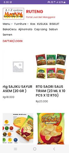 Android application Z ruteng screenshort