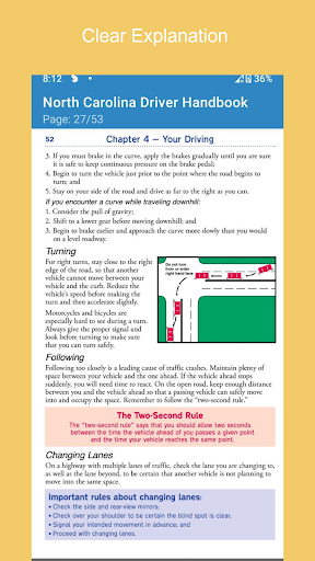 Android application Driver Handbook North Carolina screenshort