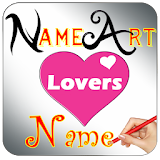 Stylish Lover Name by Name Art icon