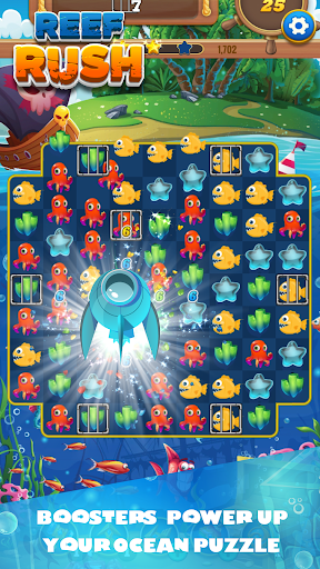Reef Rush: Match 3 Ocean Games Screen 3