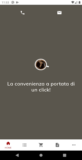 Android application Mia Cialda Caffè screenshort