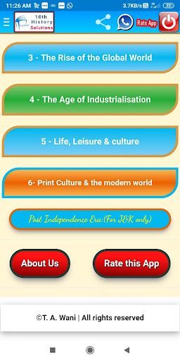 10th History Solutions Screen 2