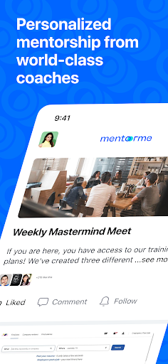 Android application MentorMe Community screenshort