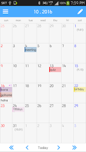 Simple Memo Calendar Unknown