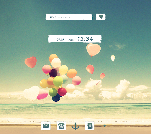 Android application Goodbye Summer Theme +HOME screenshort