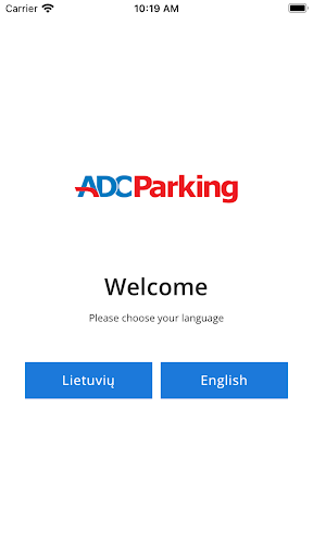 Android application ADCParking screenshort