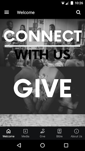Android application Tracy Community Church screenshort