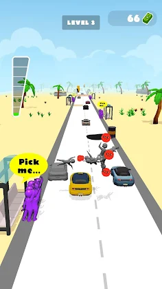 Crazy Flexible Taxi - Screenshot 4