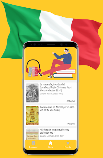 Android application Audiolibri screenshort