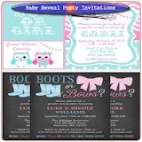 Baby Reveal Party Invitations icon