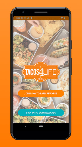 Android application Tacos 4 Life screenshort