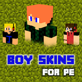 3D Boy Skins for Minecraft PE icon
