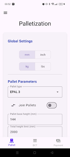 Pallet loading Calculator Screenshot 4 - AppWisp.com