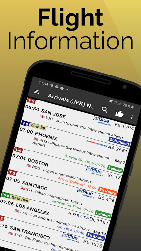 Android application FLIGHTS Geneva Airport screenshort