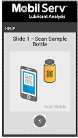 screenshot of Mobil Serv Sample Scan