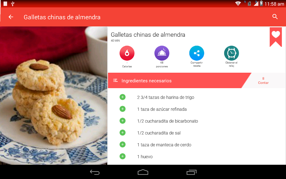 Screenshot 18 Recetas de galletas y brownies android