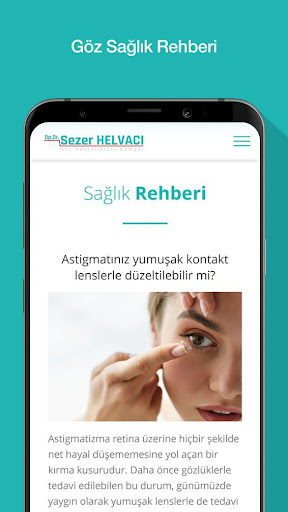 Android application Doktor Sezer Helvacı screenshort