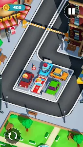 Mega Escape Car Parking Jam 3d