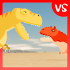 T-Rex Fights Carnotaurus 0.9
