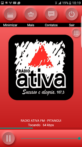 Ativa FM 107,3 – Pitangui Screen 2