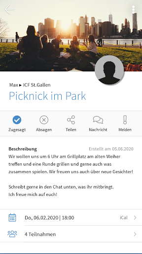 Android application ICF St.Gallen screenshort