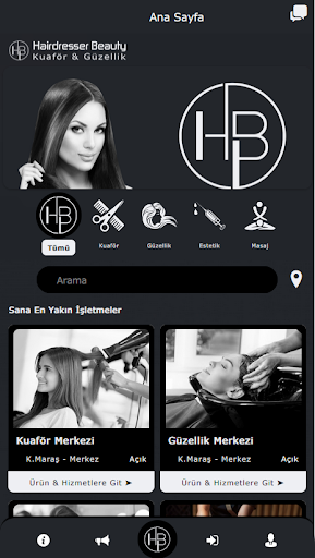 Android application Hair And Beauty screenshort