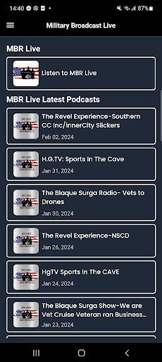 MBR - Military Broadcast Radio Screen 2