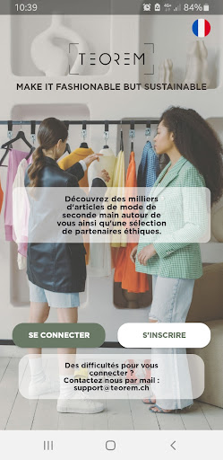 Android application Teorem screenshort