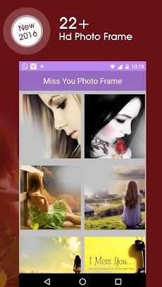 Miss You Photo Frameのおすすめ画像1