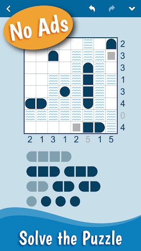 Android application SeaBattle: Warships Puzzle screenshort