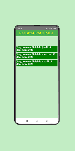 Résultat PMU MLI Screenshot 3 - AppWisp.com