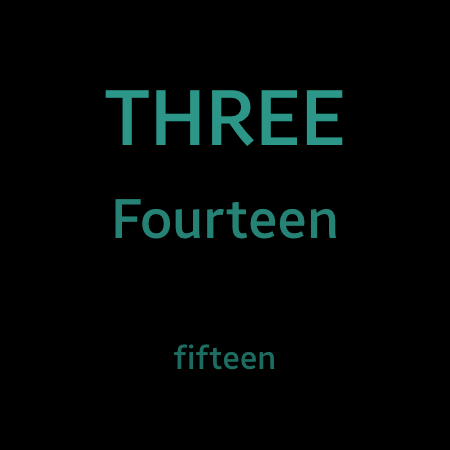 Multicolor Text Clock