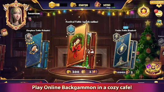 Backgammon Cafe : Online, Fair