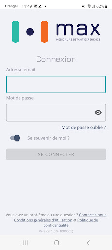 Android application MAURISSE screenshort